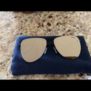 Le specs sunglasses. Black matte rimmed.